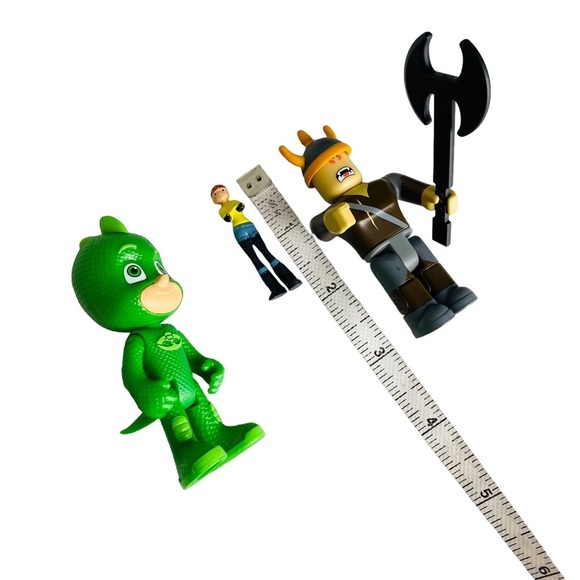 PJ Masks Gekko Roblox Viking Ninja Turtle April Figures Lot Bundle of 3 - Picture 9 of 9